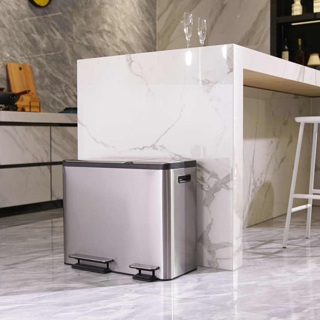 Eko Pedal Bin ÖkoCASA 3X15 l Matzilverzesser