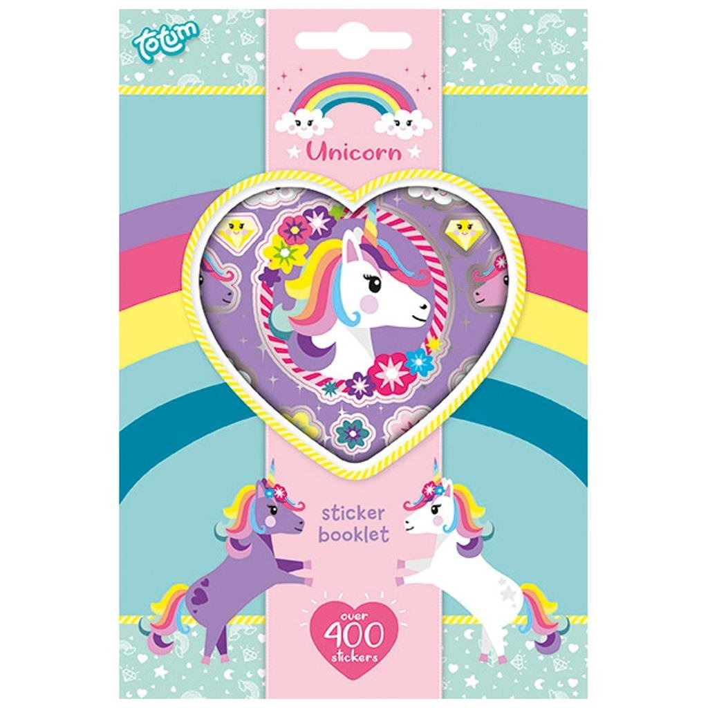 Totum Unicorn Sticker Blieder, 4ster.
