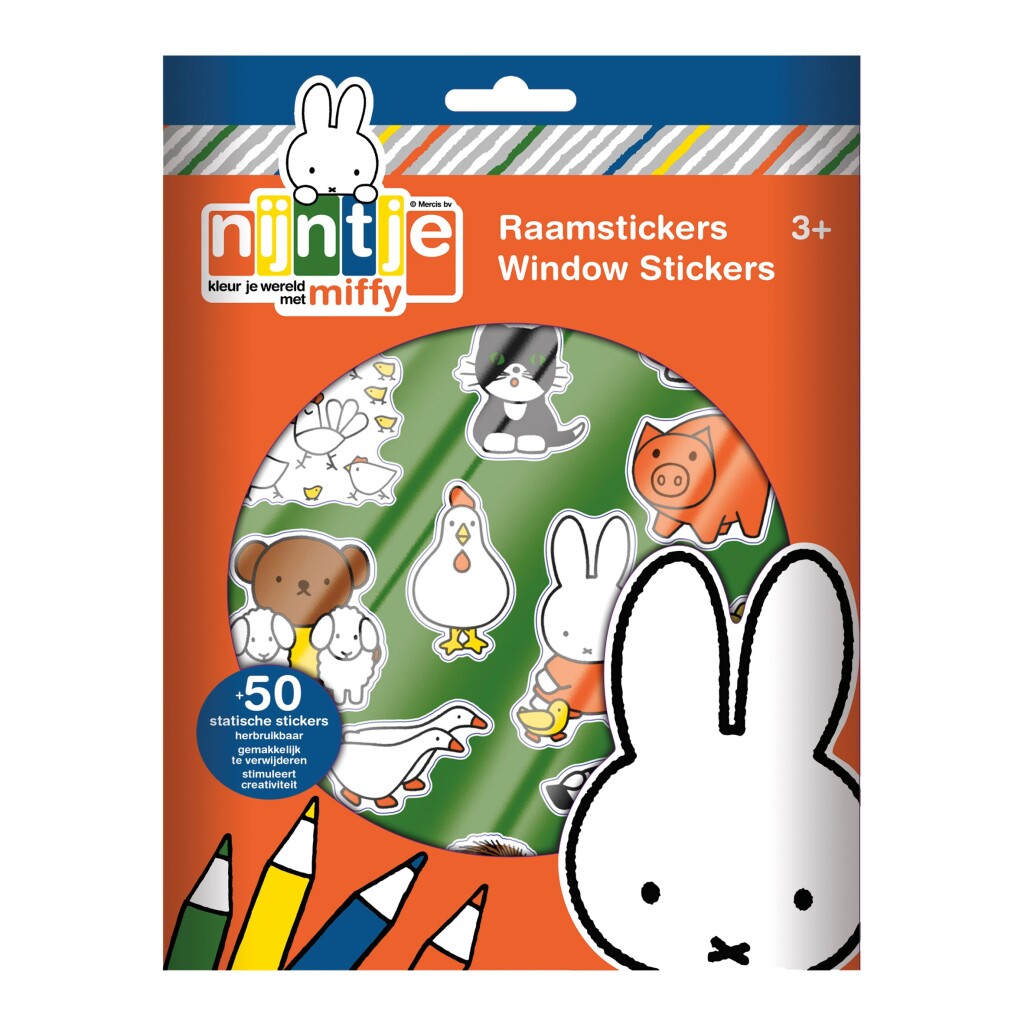 Bambolino Toys Miffy window stickers