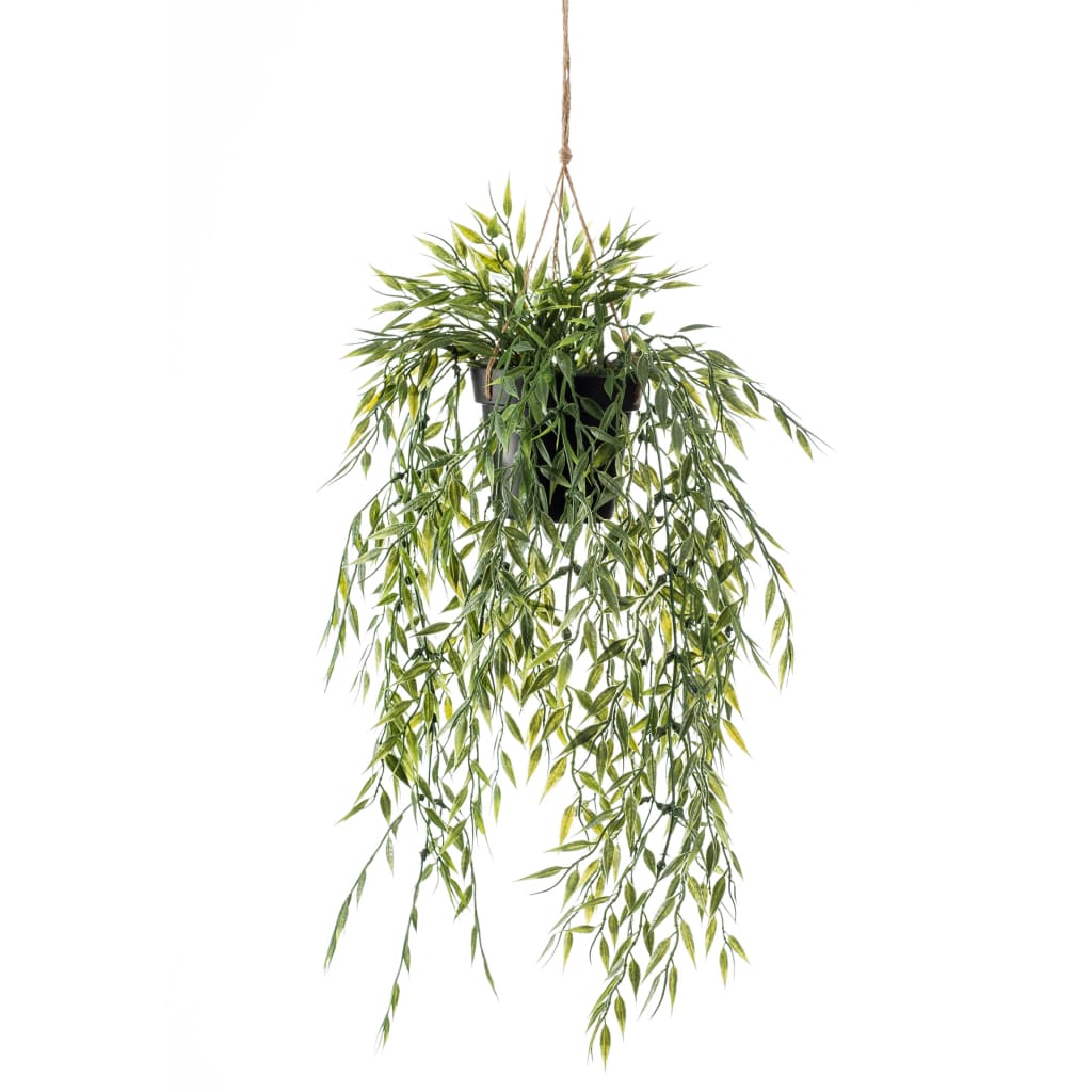 Emoragd Smaragd künstlech Planz hänkt am Pot Bambus 50 cm