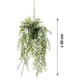 Emoragd Smaragd künstlech Planz hänkt am Pot Bambus 50 cm