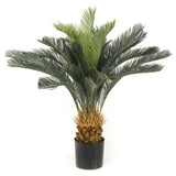 Émeraude émeraude kunstboom dans le pot cycas révoluta 80 cm
