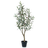 Smaragd Smaragdkunstpflanze in Plastiktopf Olivenbaum 90 cm
