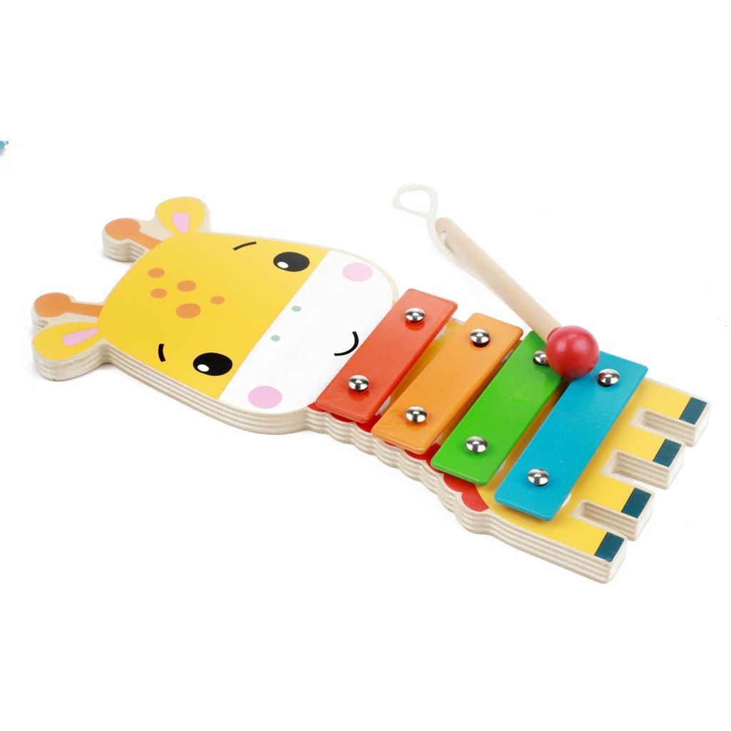 Fisher Price Instruments de musique en bois Animaux
