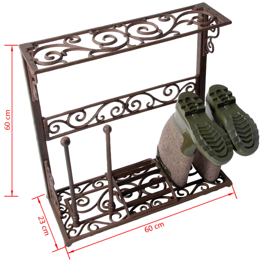 Esschert Design Esschert Design Boot Rack S Eisen Eisen LH58