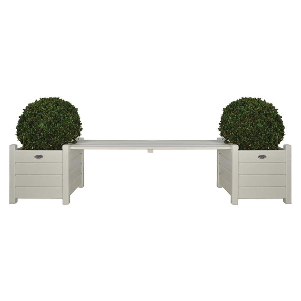 Esschert Design Esschert Design Bank mat Planzet Wäiss CF33W