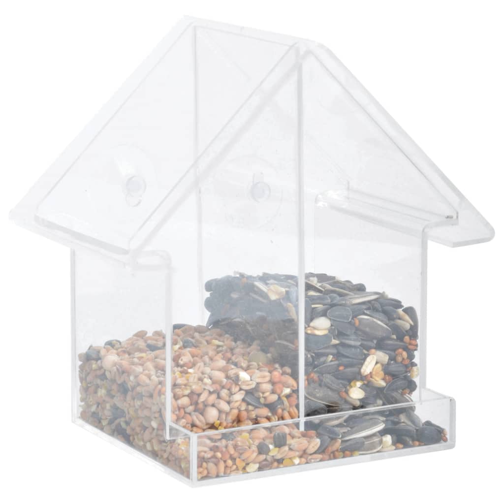 Esschert Design Esschert Design Feedinghaus virun der duebeler Acryl Fenster