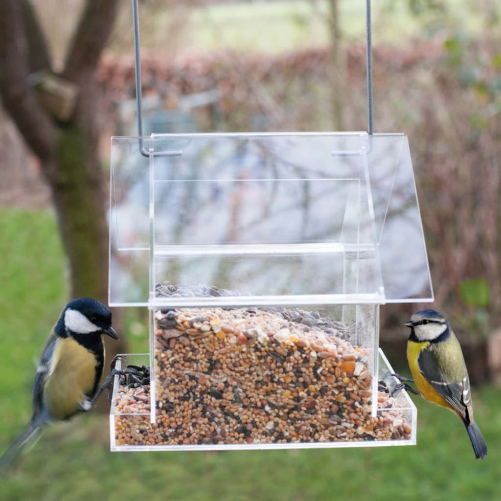 Esschert Design Esschert Design Feeding House Double Hanging Acrylic