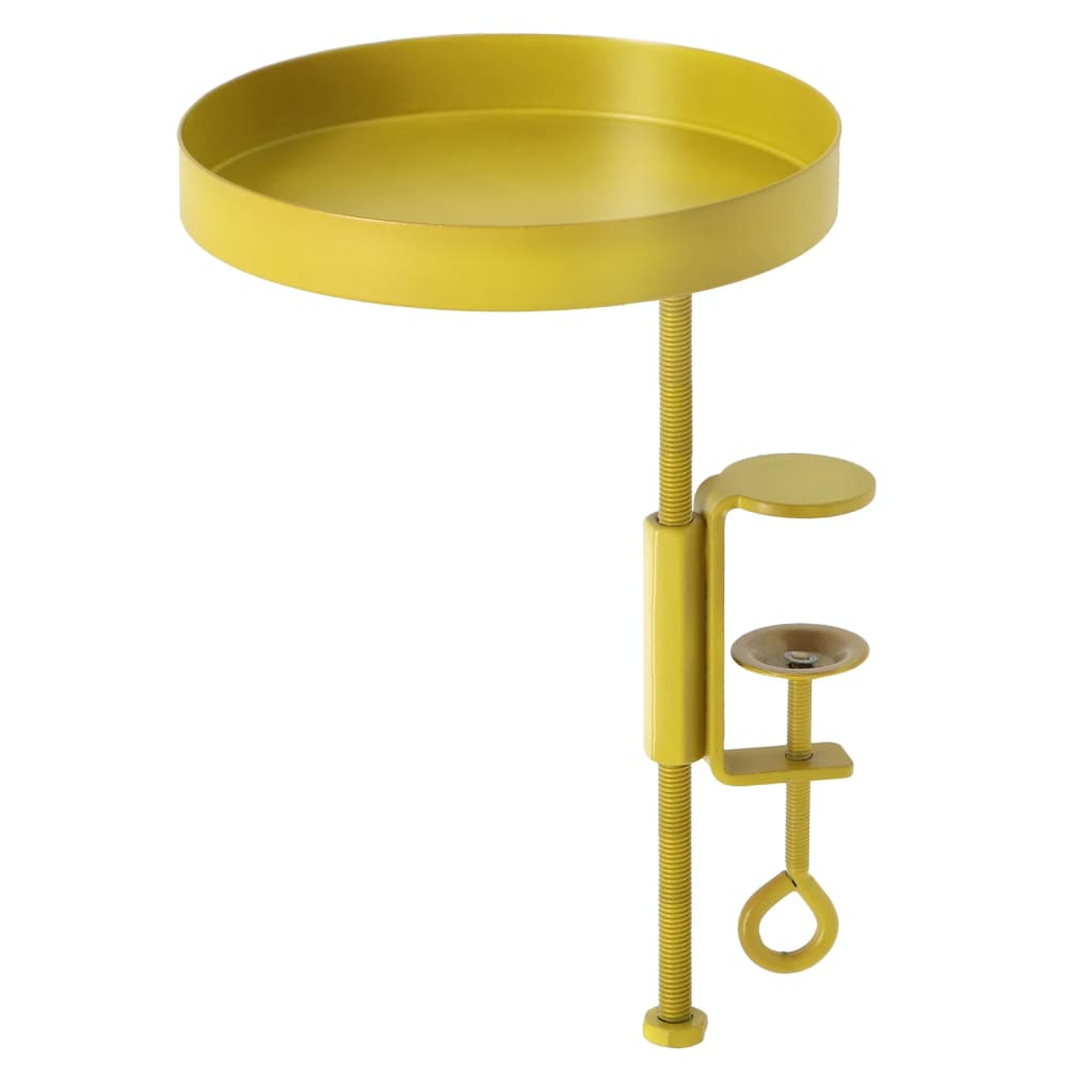Esschert Design Esschert Design Rostl Blad se svorkou kolem zlaté barvy