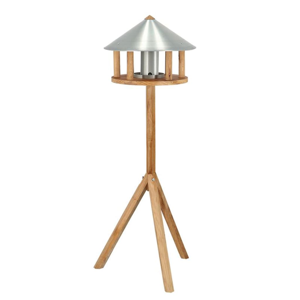 Esschert Design Esschert Design bird feeding house with silo and around roof zinc