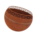 Esschert Design Esschert Design peis sfær -formede striper rust -farget