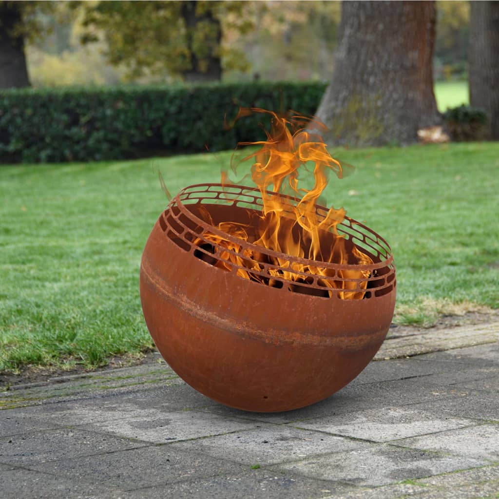 Esschert Design Esschert Design peis sfær -formede striper rust -farget