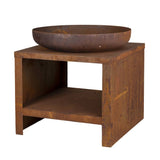Esschert Design Esschert Design Fire Bowl s úložkem dřeva 62 cm rzilorovaný