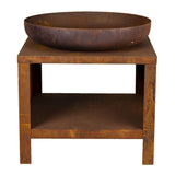 Esschert Design Esschert Design Fire Bowl s úložkem dřeva 62 cm rzilorovaný