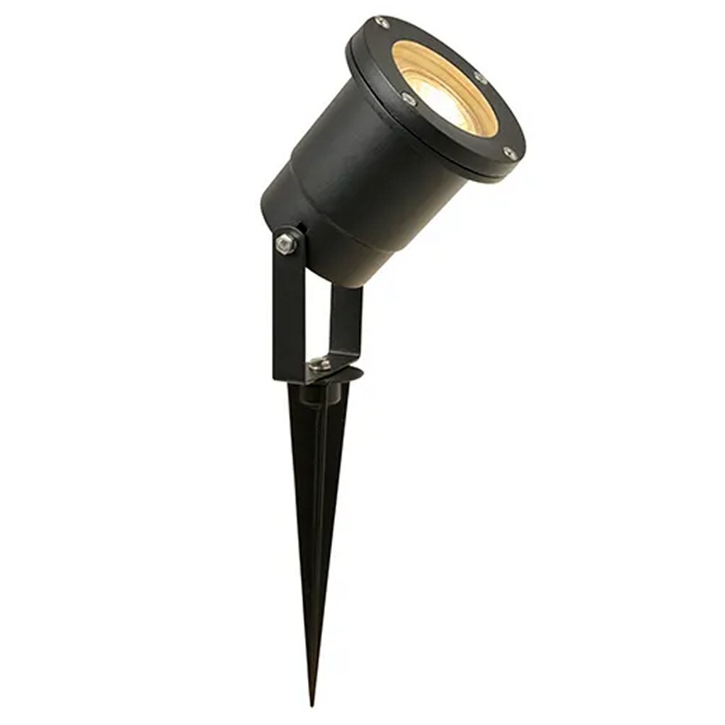 Jednoduše design LED SPIKESPOT GU10 5W 3000K Black Metal