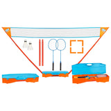 GO GO GO IT IT INTERN BUDMINTON Play Set Blue and Orange