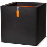 CAI Planter Urban Smooth Square 30x30x30 cm Black KBL902