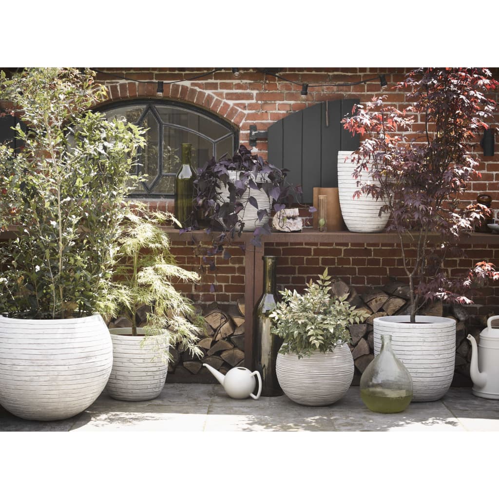 Capi Flowerpot Nature Row Elegantní nízká 36x47 cm slonovinová -obložený KRWI782
