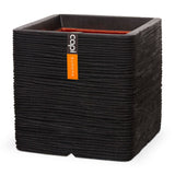 Capi Fiorter Nature Rib Square 50x50 cm Nero