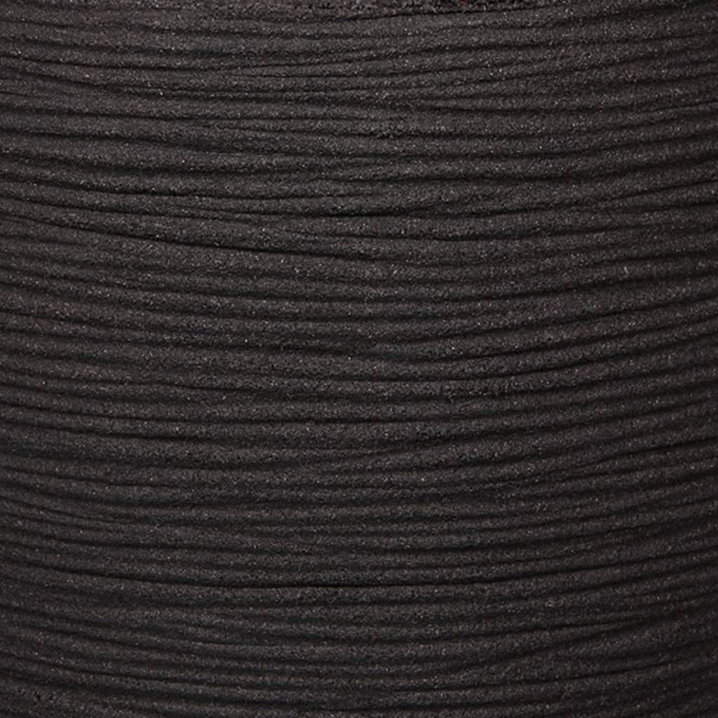 Capi Fiorter Nature Rib Square 50x50 cm Nero