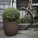 Capi Capi Planter Nature Rib 54x52 cm brun foncé