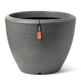 Capi Capi Blummenpot arc Granit Täter Layer 60x48 cm Anthhacit -koppell