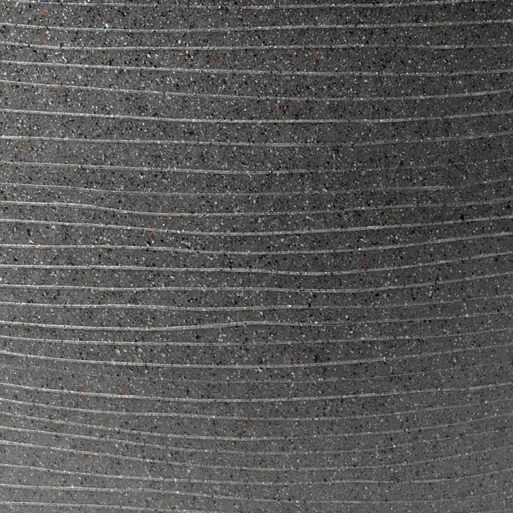Capi Capi Blummenpot arc Granit Täter Layer 60x48 cm Anthhacit -koppell