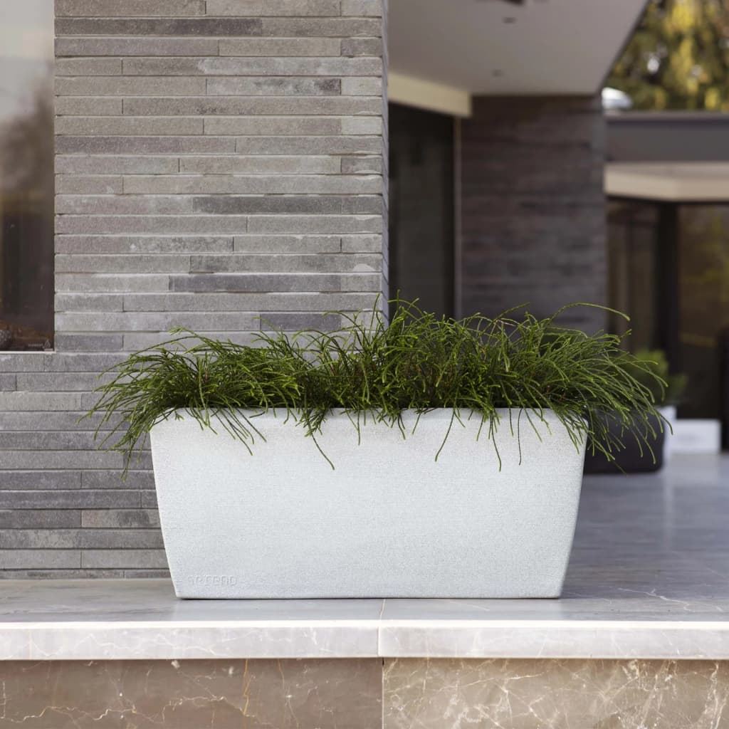 Capi capi planter båge granit rektangulär 60x35x40 cm elfenben -färgad