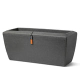Capi Planter Arc Granite Rectangular 60x35x40 cm Anthracite -colored