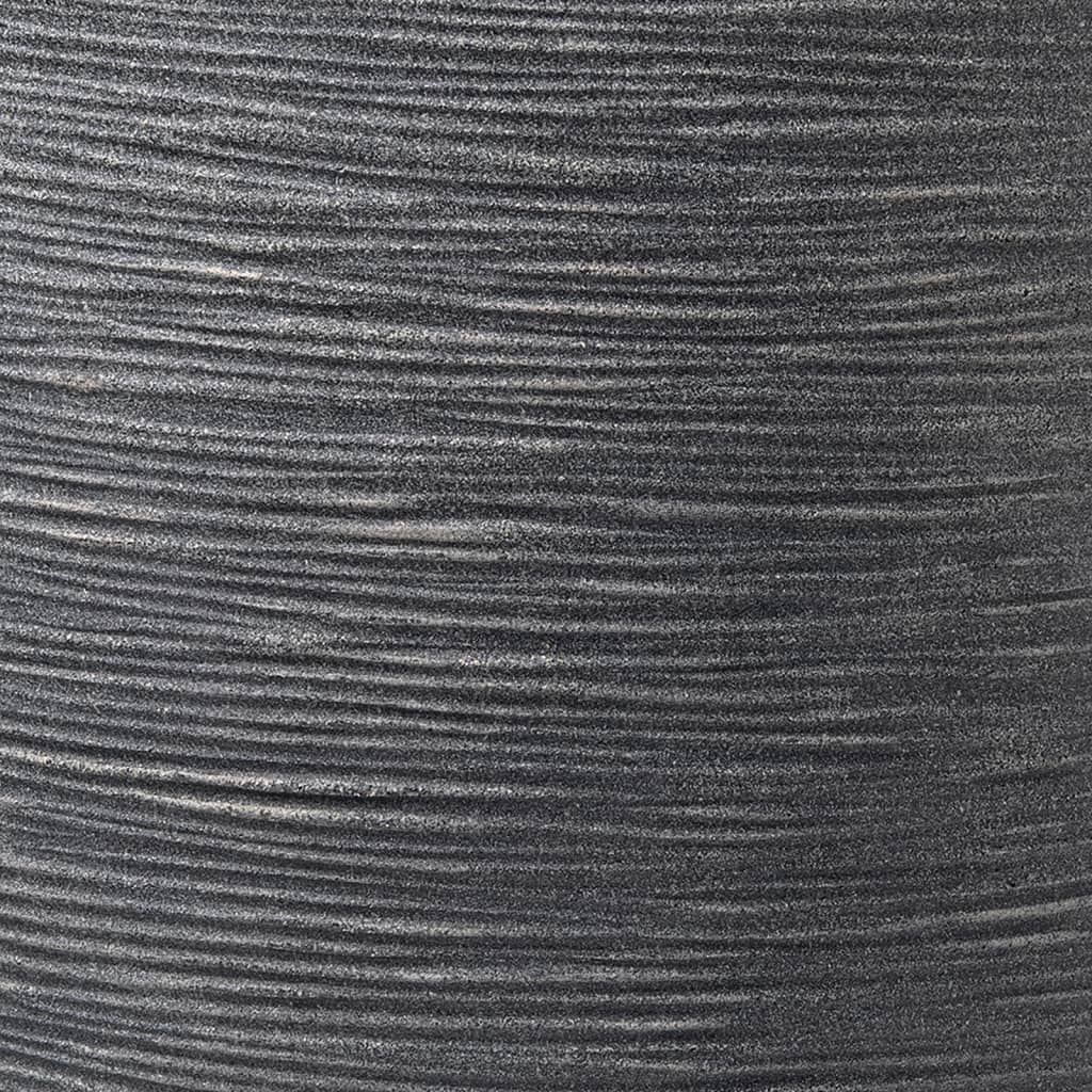 Capi planter vask ribben lav elegant 46x58 cm grå