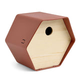 Capi Birdhouse Hive 1 agujero redondo 19x23x20 cm marrón