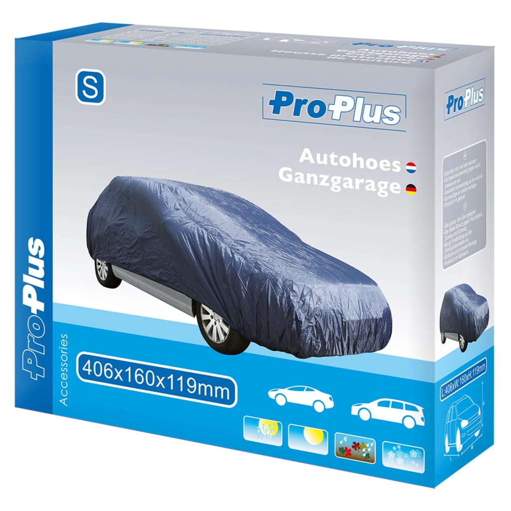 Proplus Autohoes S 406x160x119 cm tmavě modrá