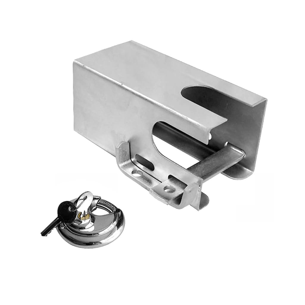 Uplus Clutch Lock Steel 23 cm stříbro s diskutujícím zámkem