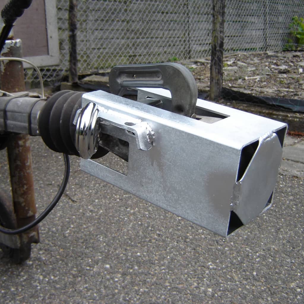 Uplus Clutch Lock Steel 23 cm stříbro s diskutujícím zámkem
