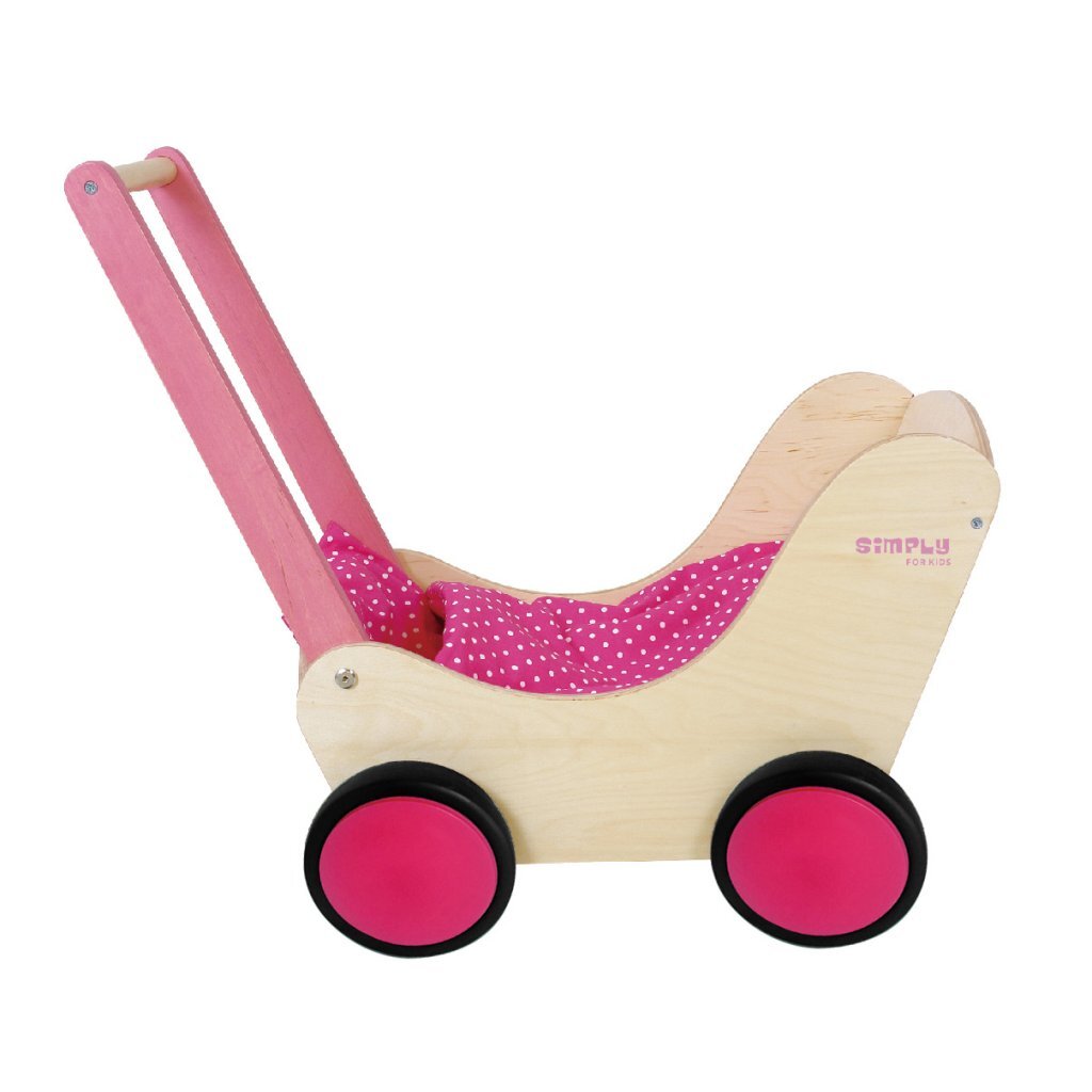 Simplement pour les enfants en bois de poupée en bois rose