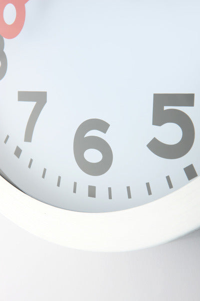 Nextime NE-3998AR Wall Clock Slide. 19 cm, børstet aluminium, 'station'