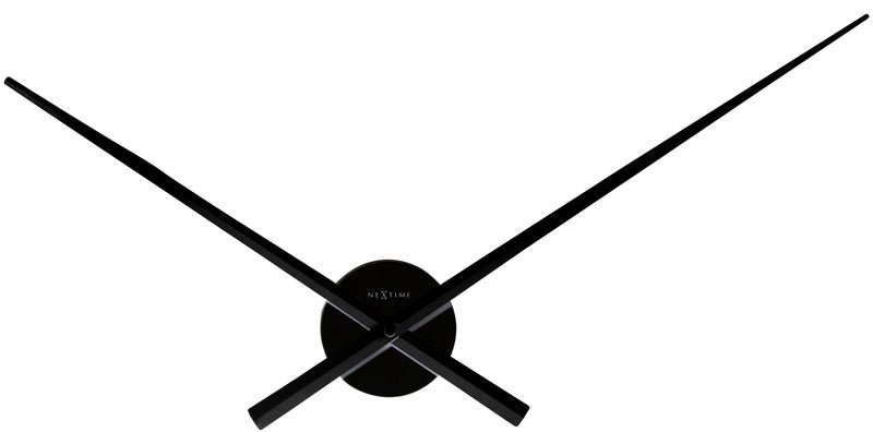 NEXTIME NE-3118WW WALL DIA. 70 cm, black, 'hands'