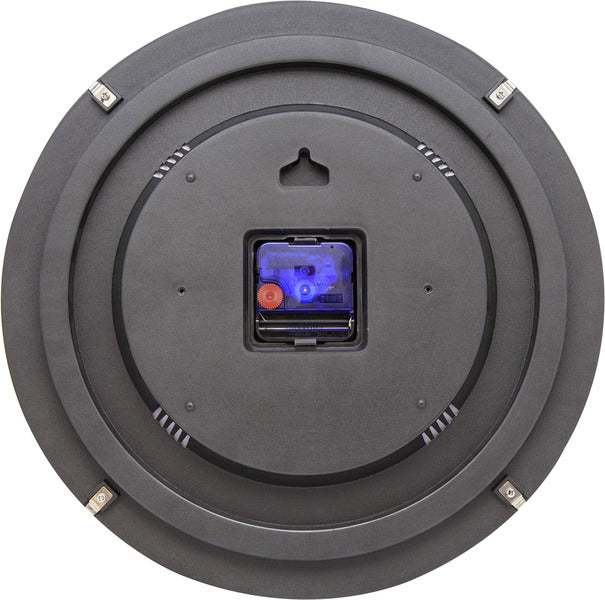 Nextime NE-3165 Wall Clock Slide. 35 cm, kugle af glas, 'Mælkevejskuppel'
