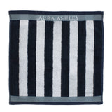 Laura Ashley kuhinjska brisača polnočna črta 50x50 cm temno modra