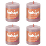 Bolsius Bolsius Stollen Shine 4 St Rustic 80x68 mm Ash Rose