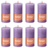Bolsius Bolsius Stollen Shine 8 St Rustic 100x50 mm Violet vivant