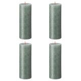 Bolsius Bolsius Stollen Shimmer 4 St Rustiek 190x68 mm Bleu oxyde