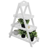 Progarden progarden etagère 3-laags triangle mdf blanc