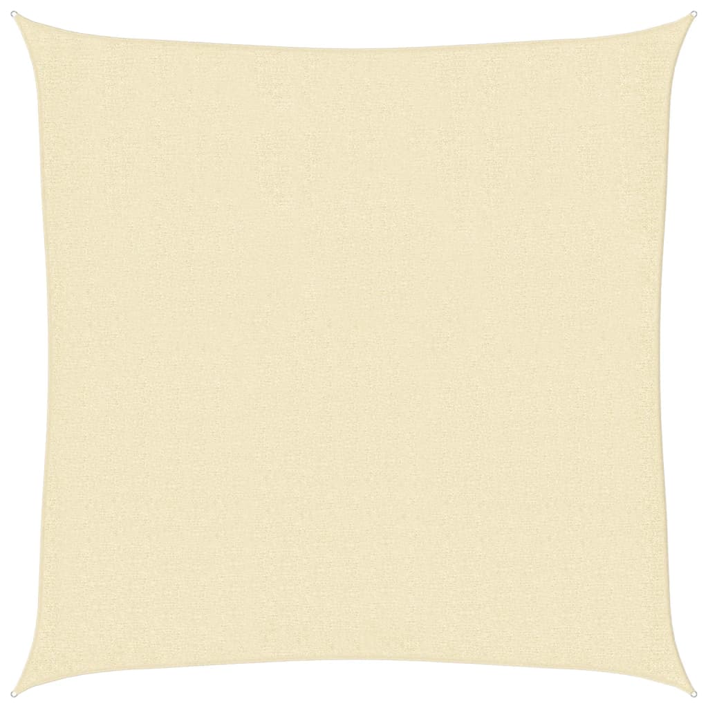 Vidaxl Sonnesthade Hdpe Square 2x2 M Crème