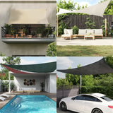 VidaXL Sunshade HDPE Square 3.6x3.6 m White