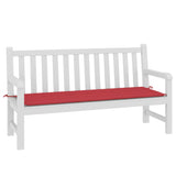 Vidaxl Garden Bench polštář 150x50x3 cm Oxfordská látka červená
