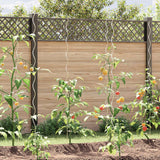 Vidaxl Stick Spiral 170 cm de acero galvanizado 5 STS