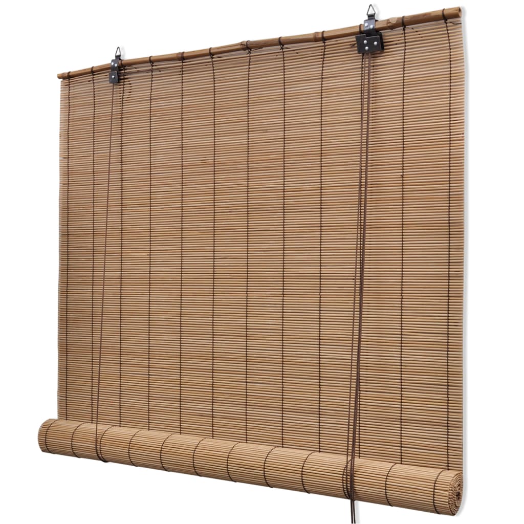 Vidaxl Roller Blind 80x220 cm bambus hnědá