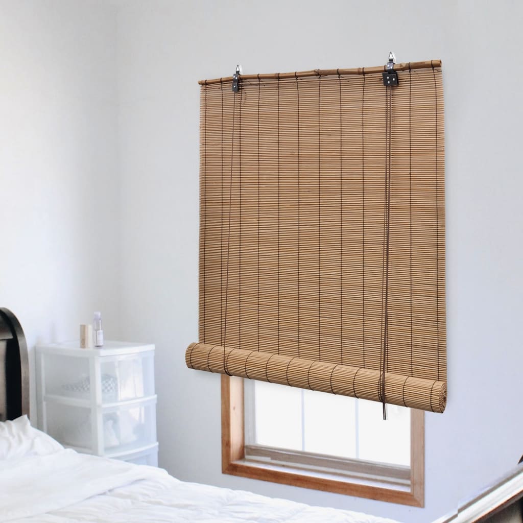 Vidaxl Roller Blind 80x220 cm bambus hnědá