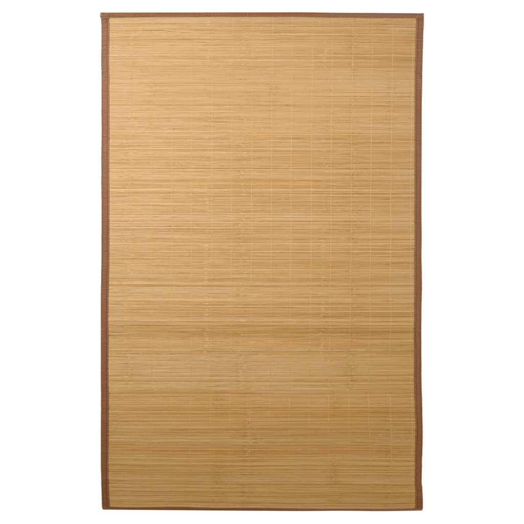 Vidaxl koberec 100x160 cm bambus hnědá